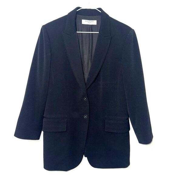 MM Lafleur The Carson Blazer In Light Twill - Black 6 - Picture 3 of 7